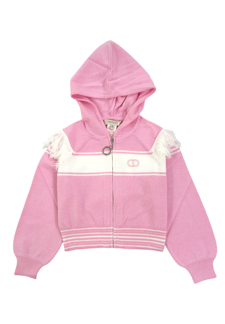 Cardigan rosa per bambina