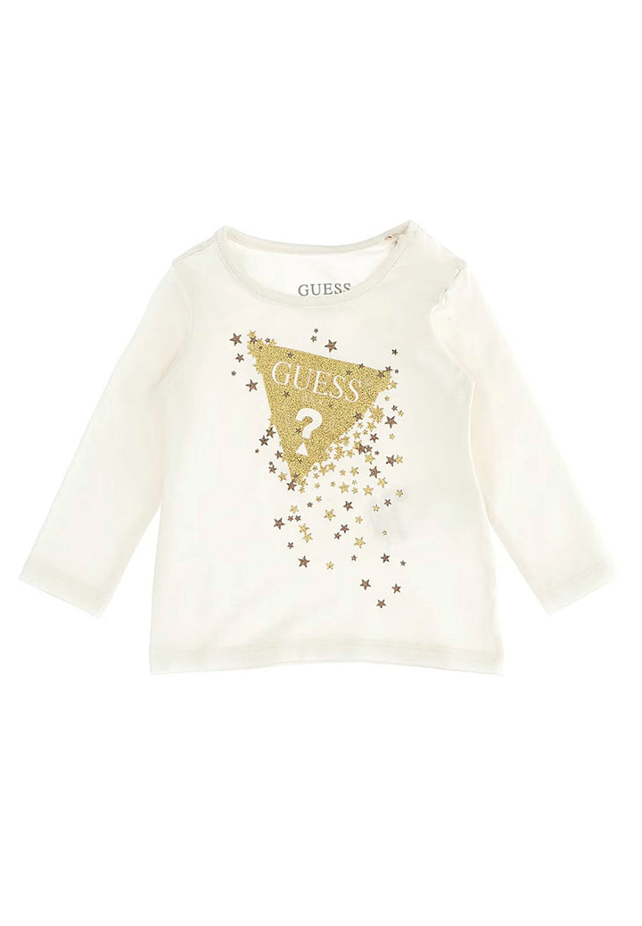T-shirt bianca per bambina