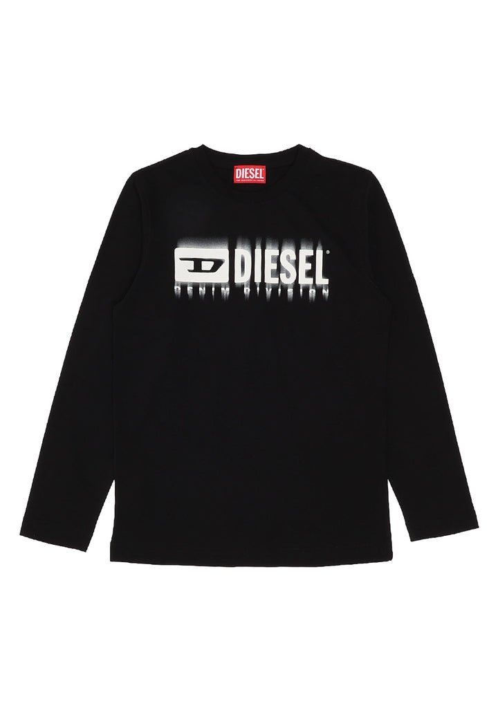 T-shirt nera per bambino
