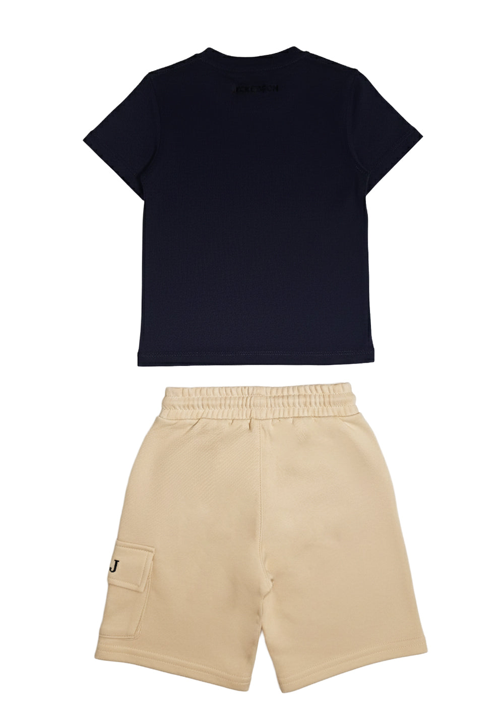 Completo blu-beige per bambino