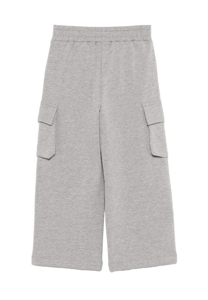 Pantalone felpa grigio per neonata