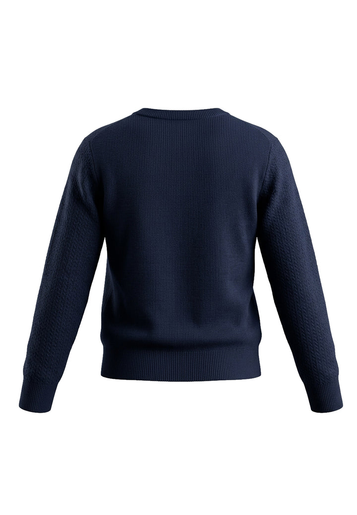 Maglioncino blu navy per bambino