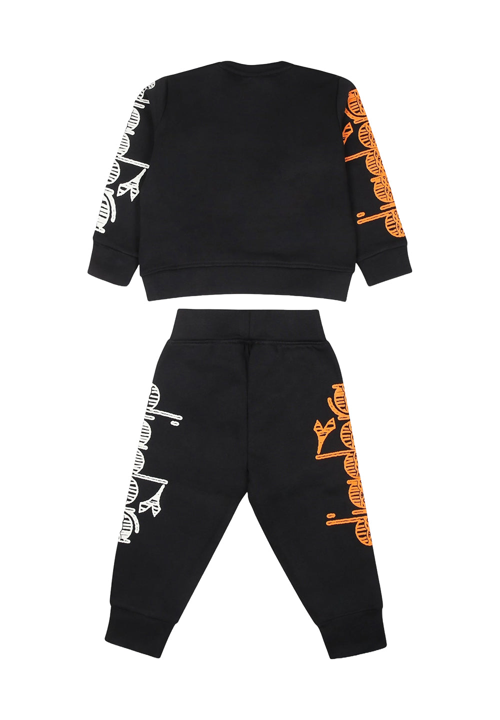 Black sweatshirt set for boy