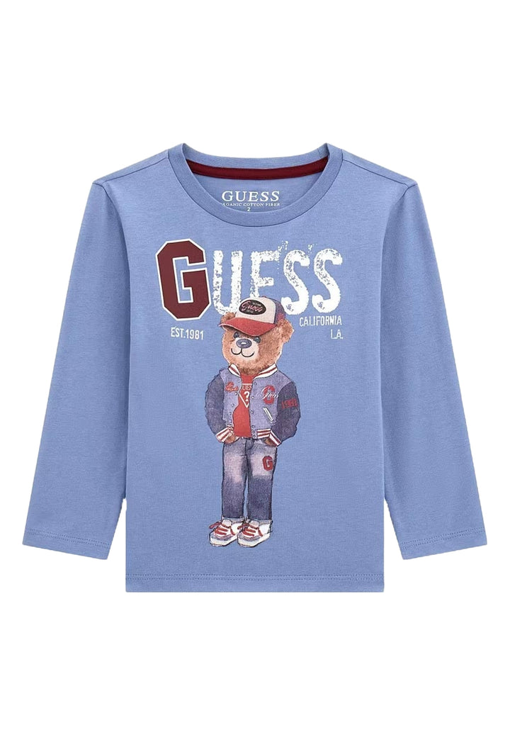 T-shirt celeste per bambino