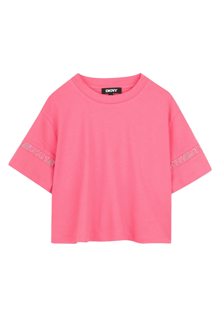 T-shirt fuxia per bambina