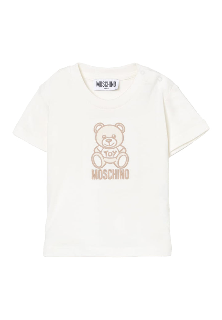 T-shirt panna per neonato