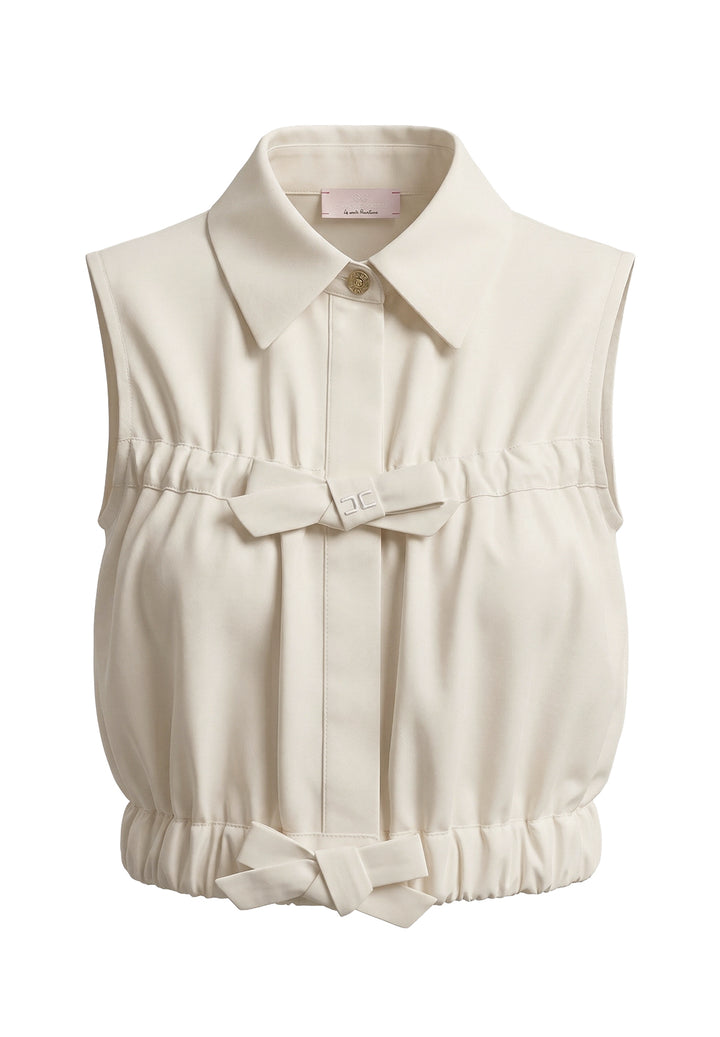 Camicia panna per bambina