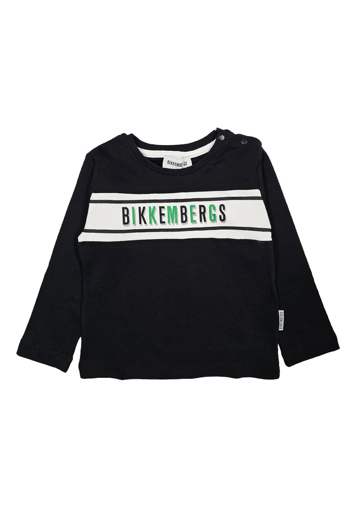 T-shirt nero per bambino