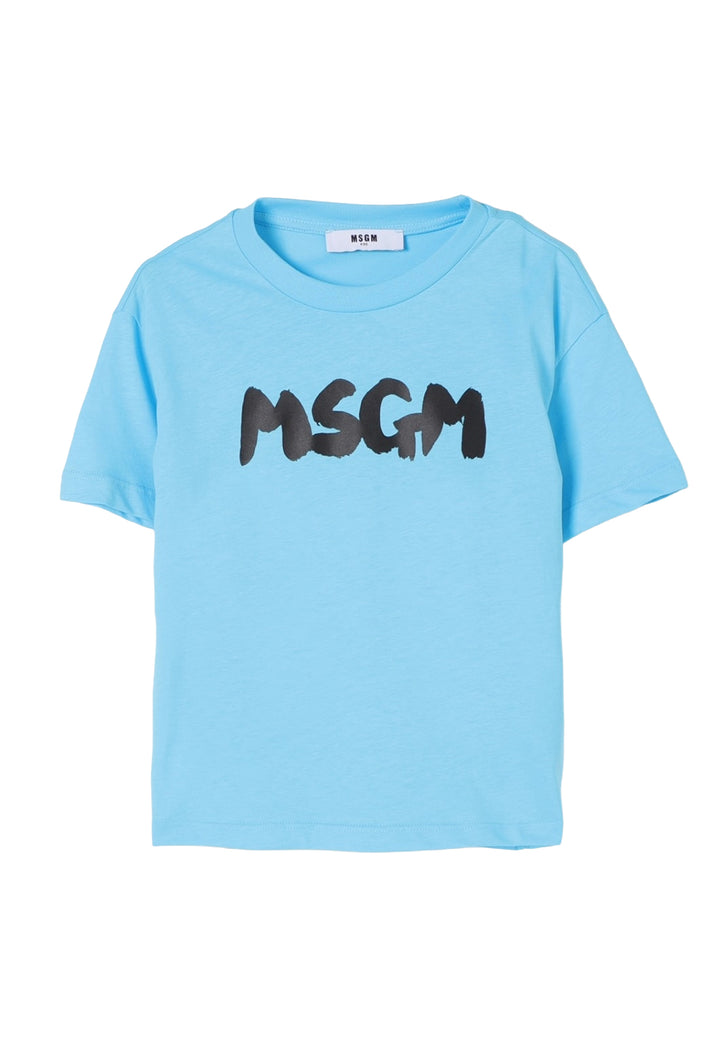 T-shirt celeste per bambino