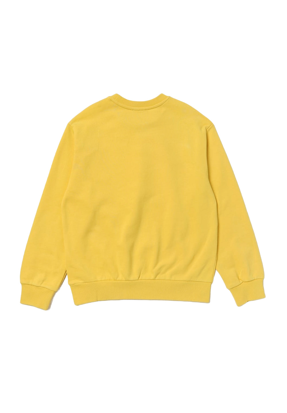 Yellow crewneck sweatshirt for boys