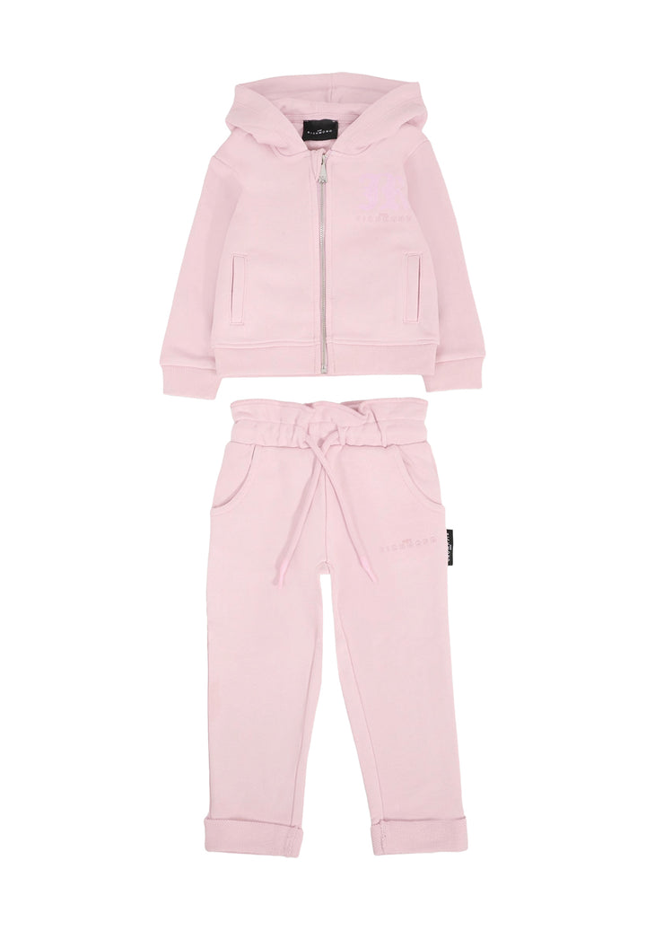 Completo felpa rosa per neonata