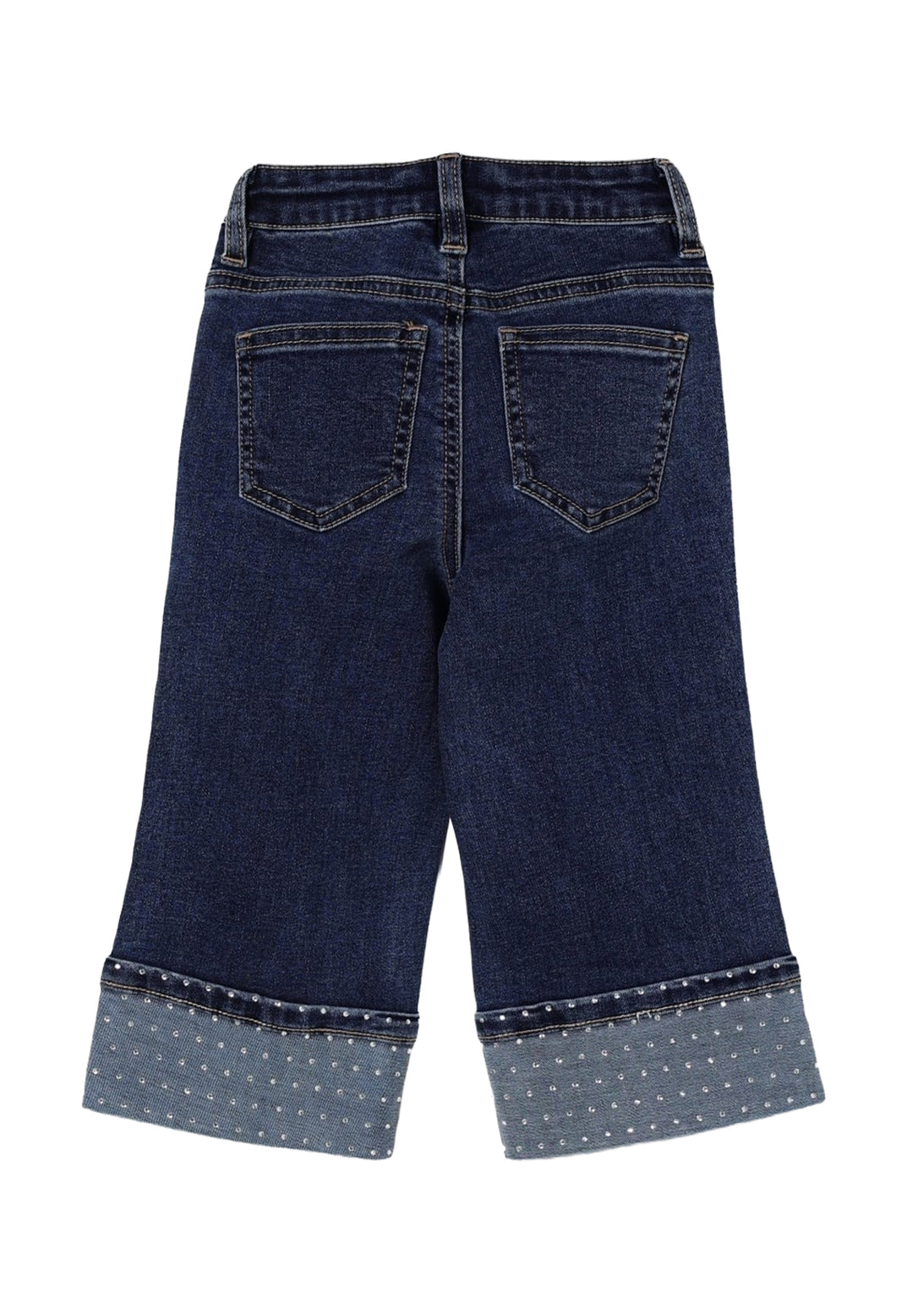 Jeans blu denim per neonata