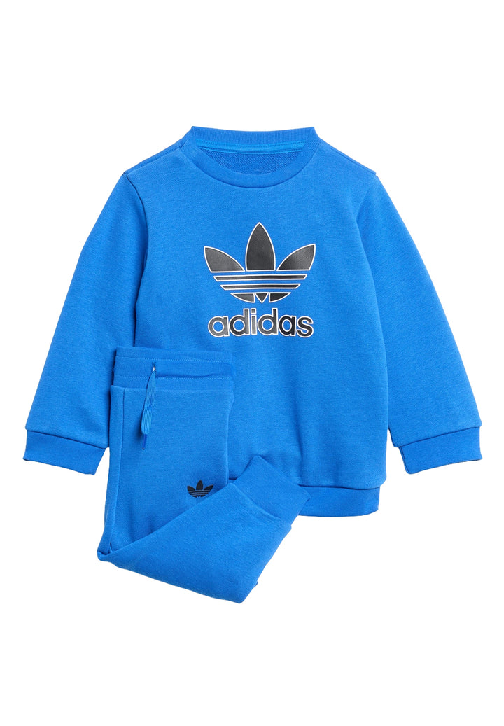 Completo felpa blu per neonato