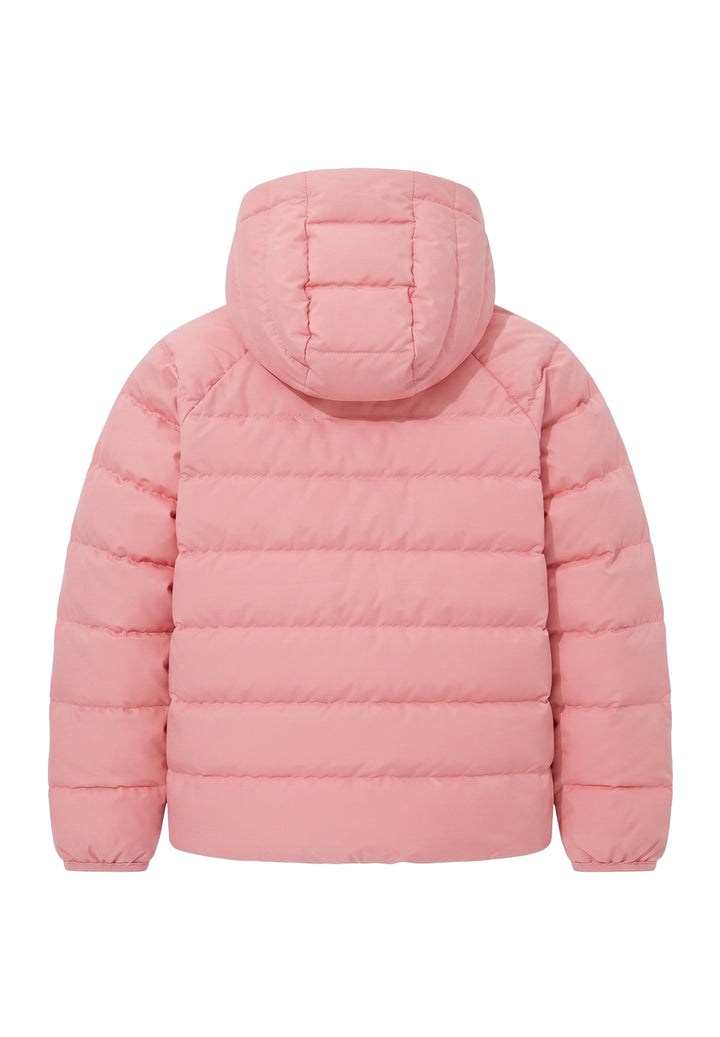 Giubbotto reversibile rosa per bambina