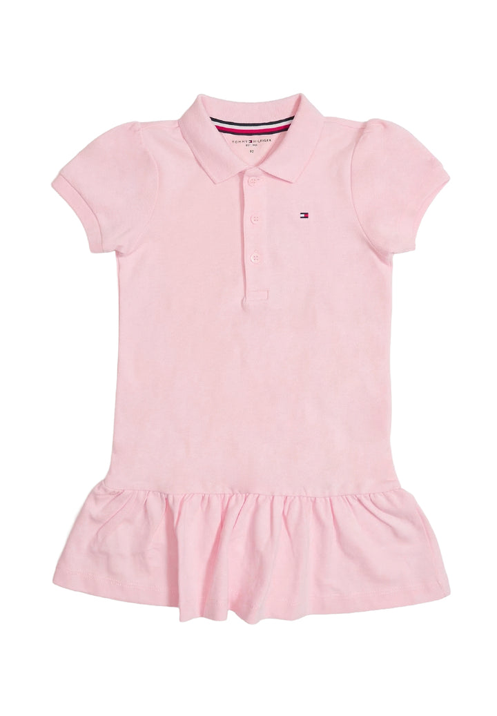 Vestito polo rosa per neonata