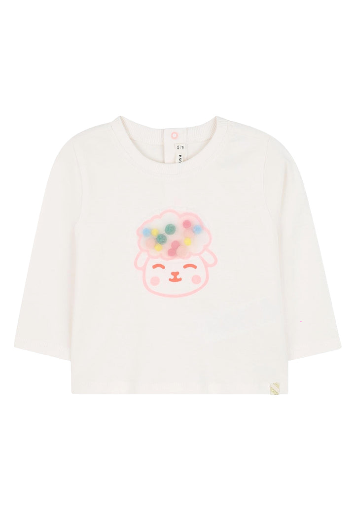 T-shirt cipria per bambina