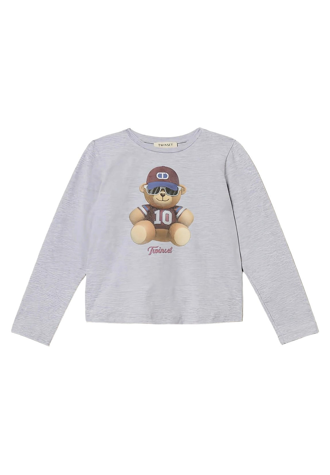 T-shirt grigia per bambina