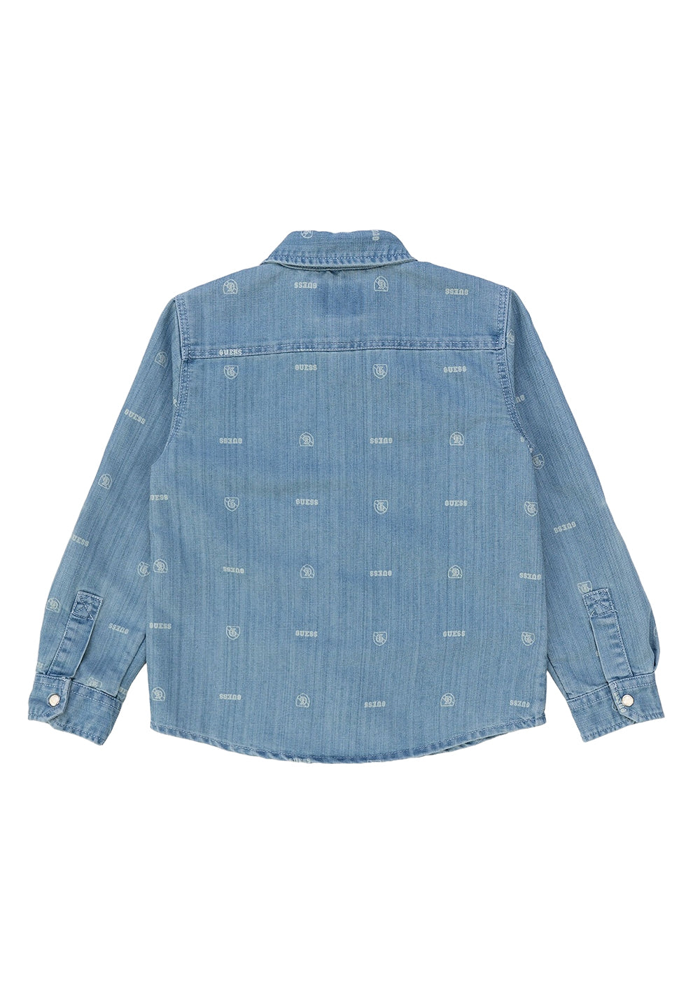 Camicia denim blu per neonato