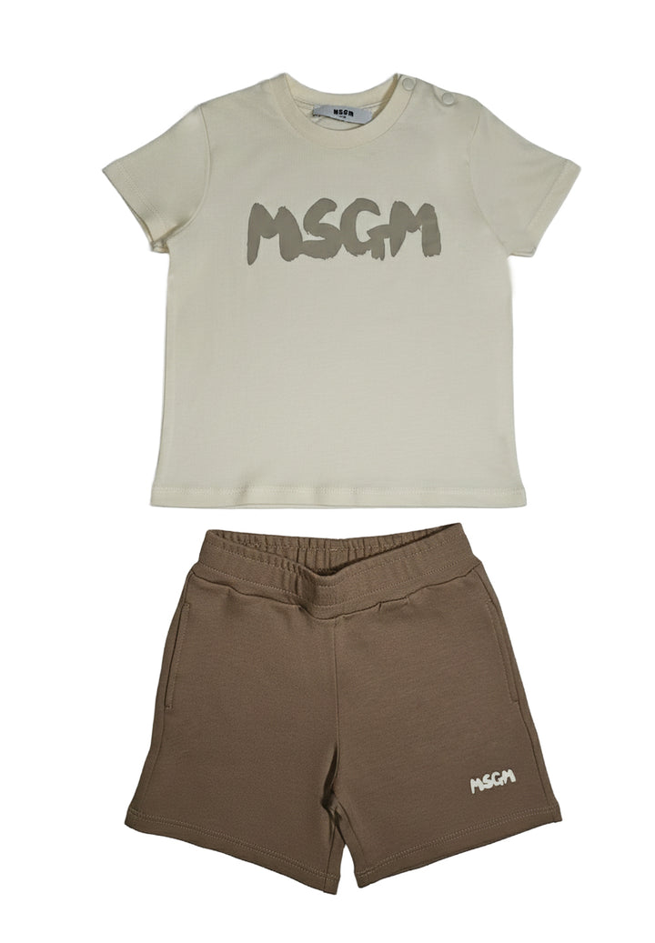 Completo beige per neonato