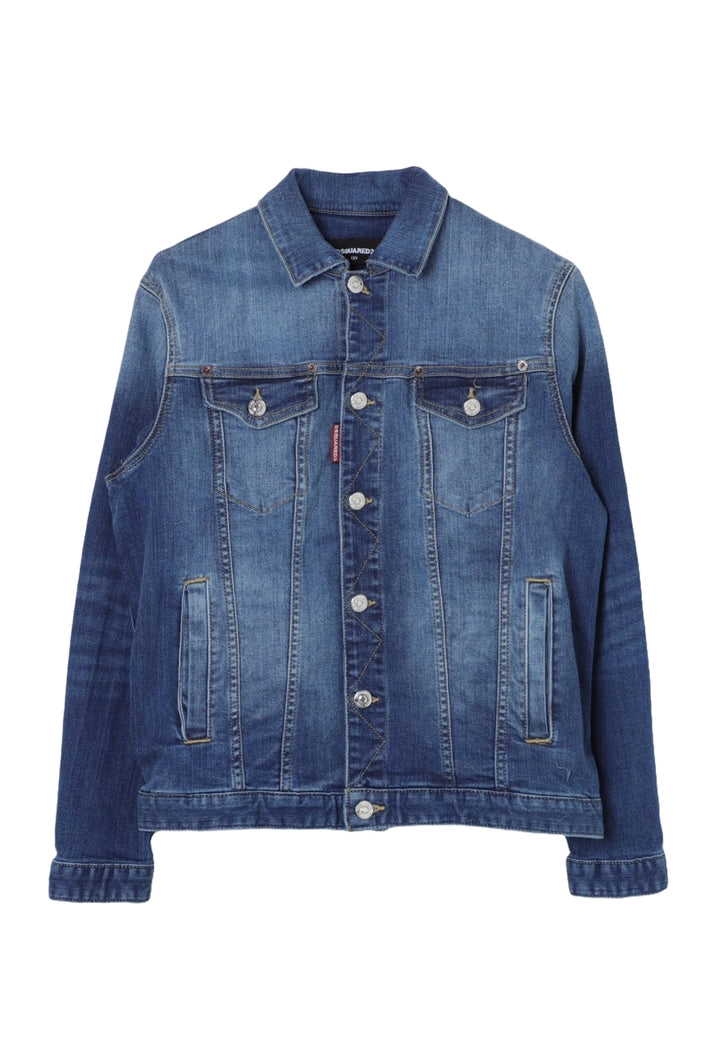 Giacca denim blu per bambino