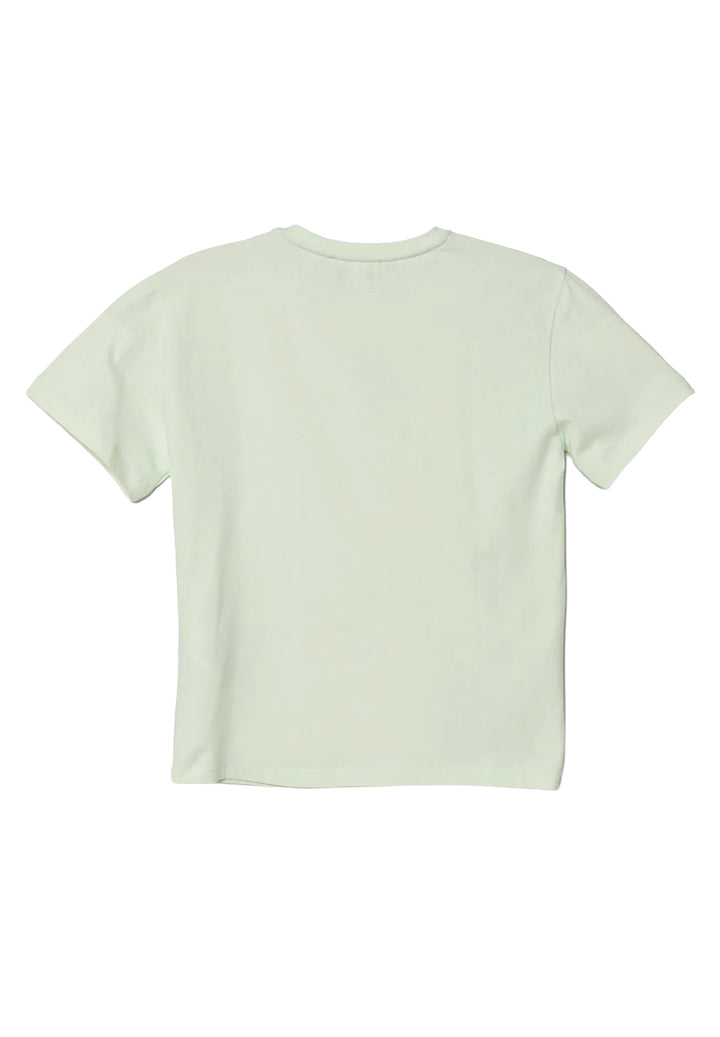 T-shirt menta per bambina