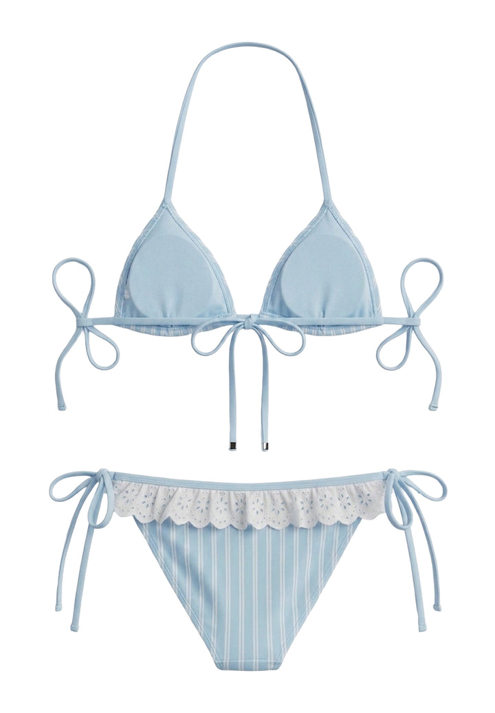 Costume celeste per bambina