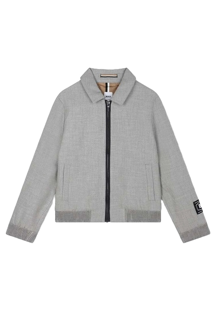 Giubbotto grigio per bambino