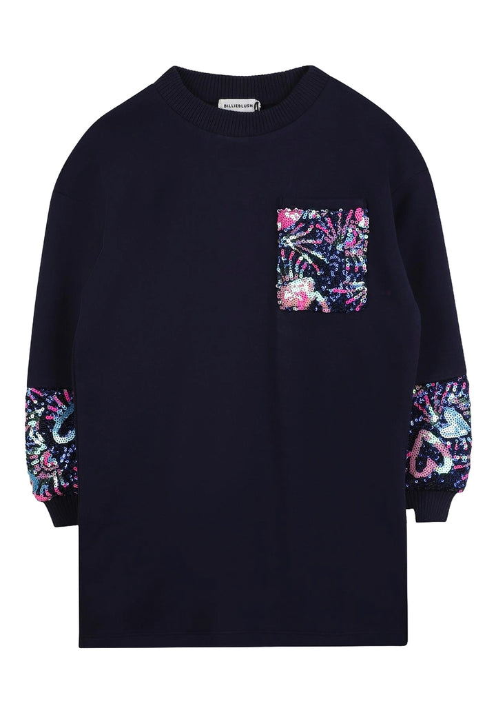 Vestito blu navy per bambina
