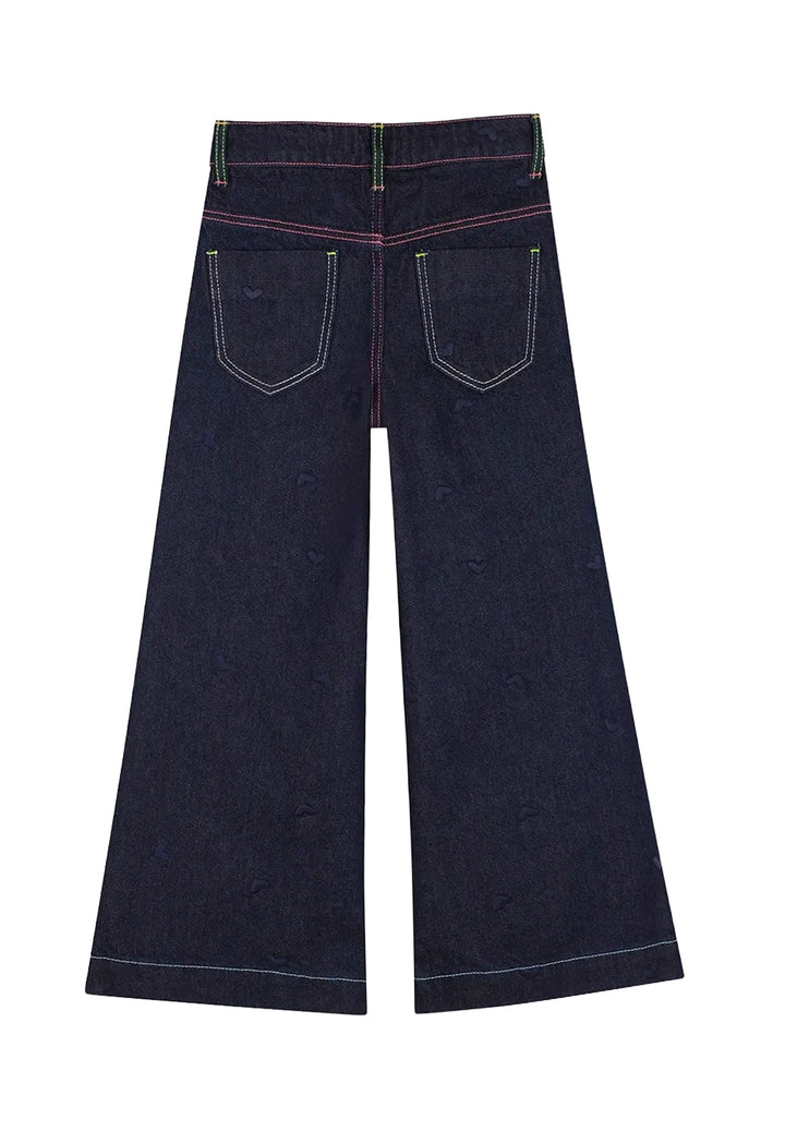 Jeans blu denim per bambina