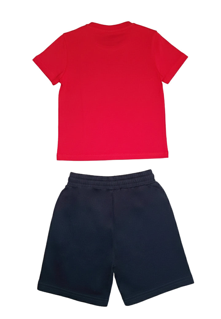 Completo rosso-blu per neonato