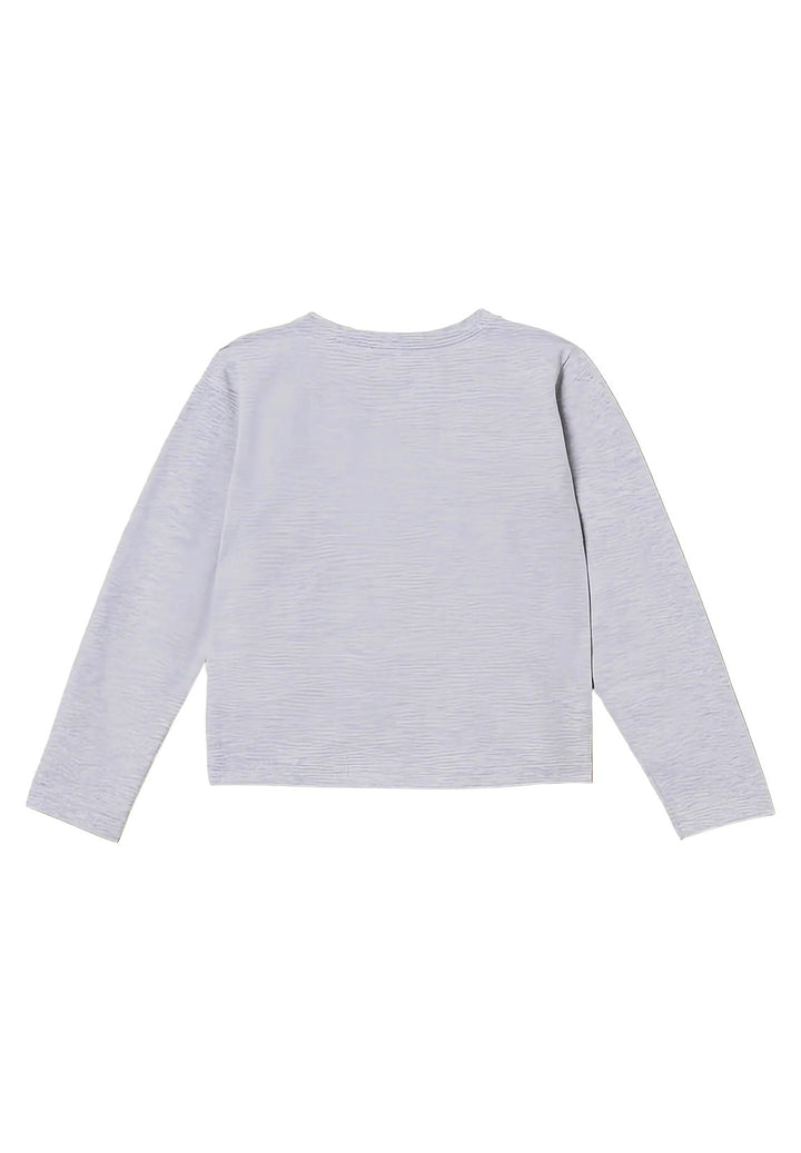 T-shirt grigia per bambina