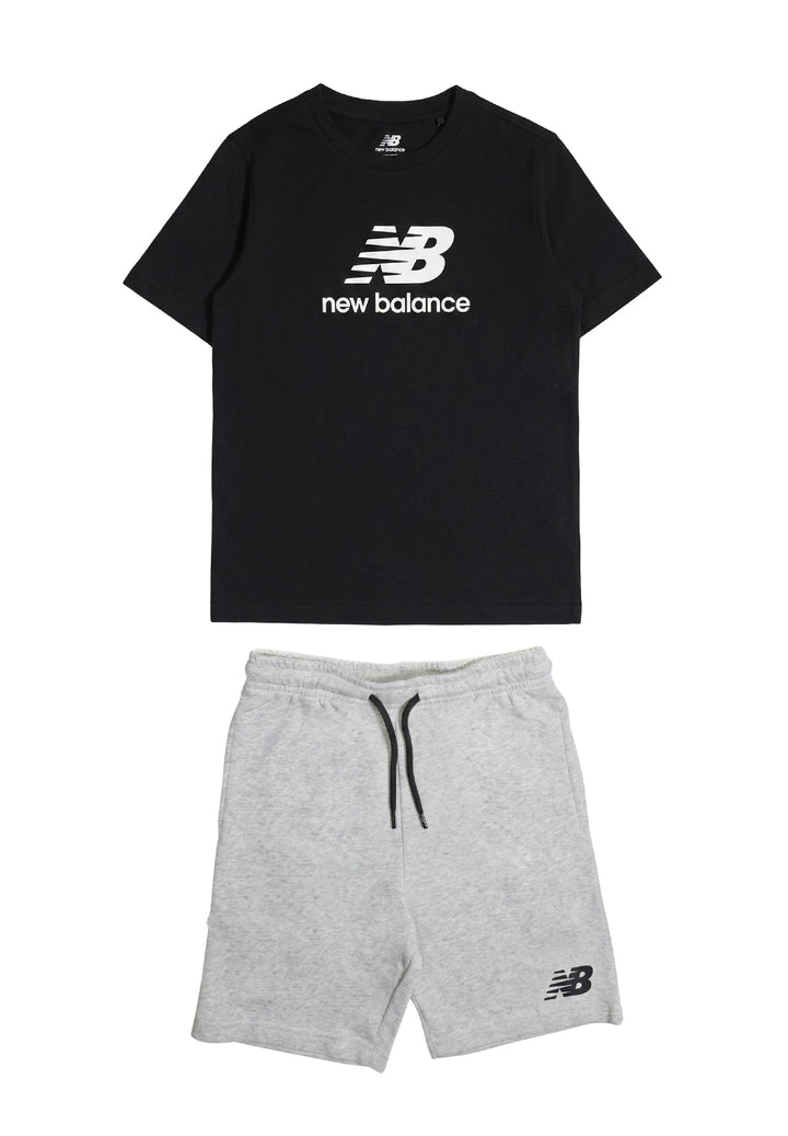 Completo nero-grigio per bambino