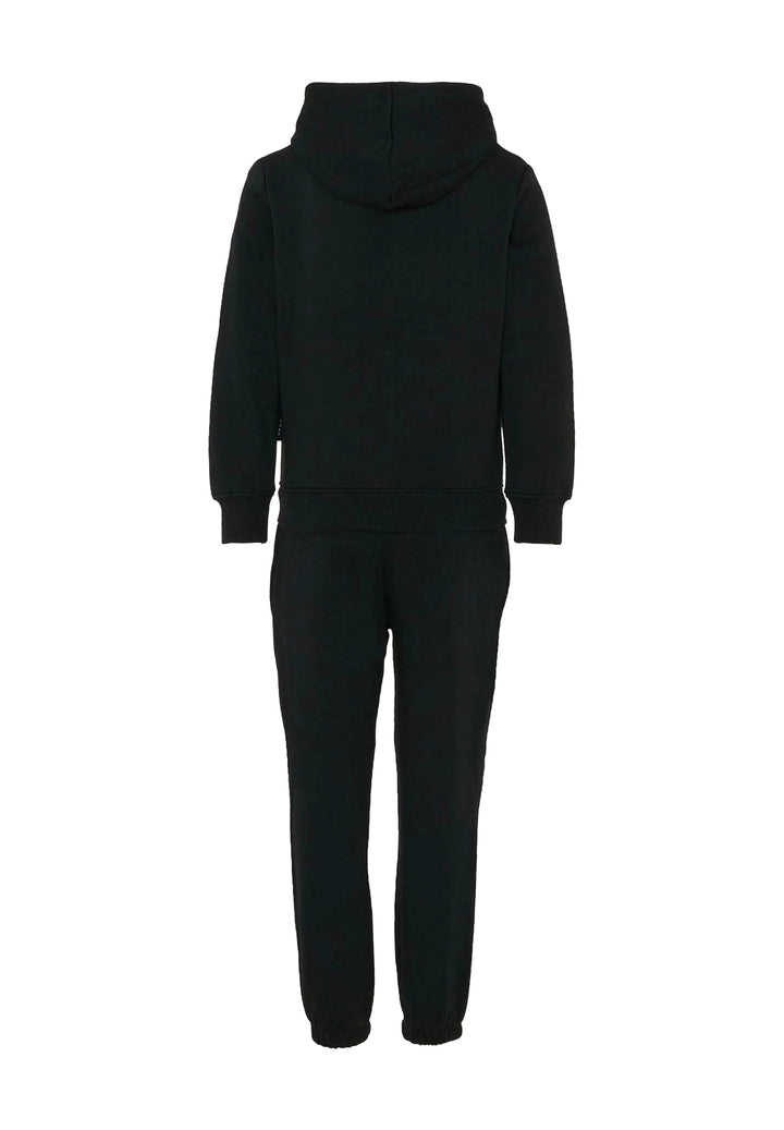 Completo felpa nero per bambino