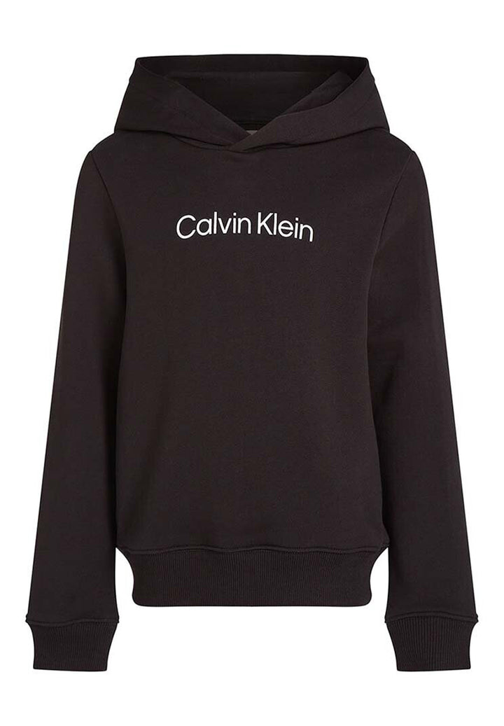 Felpa girocollo nera unisex