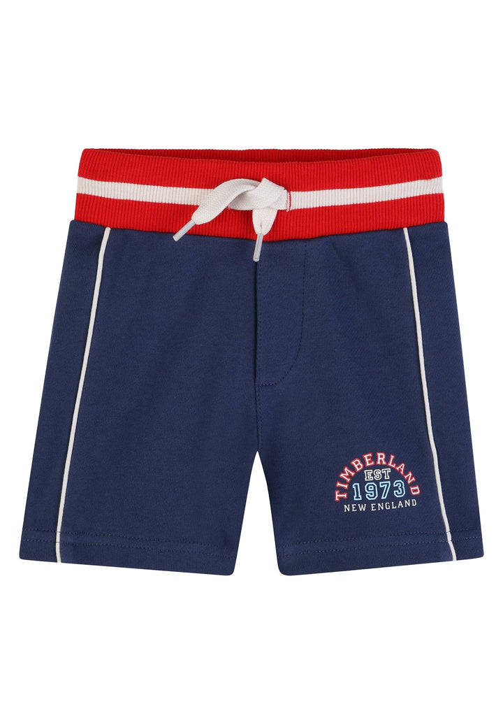 Bermuda felpa blu per bambino