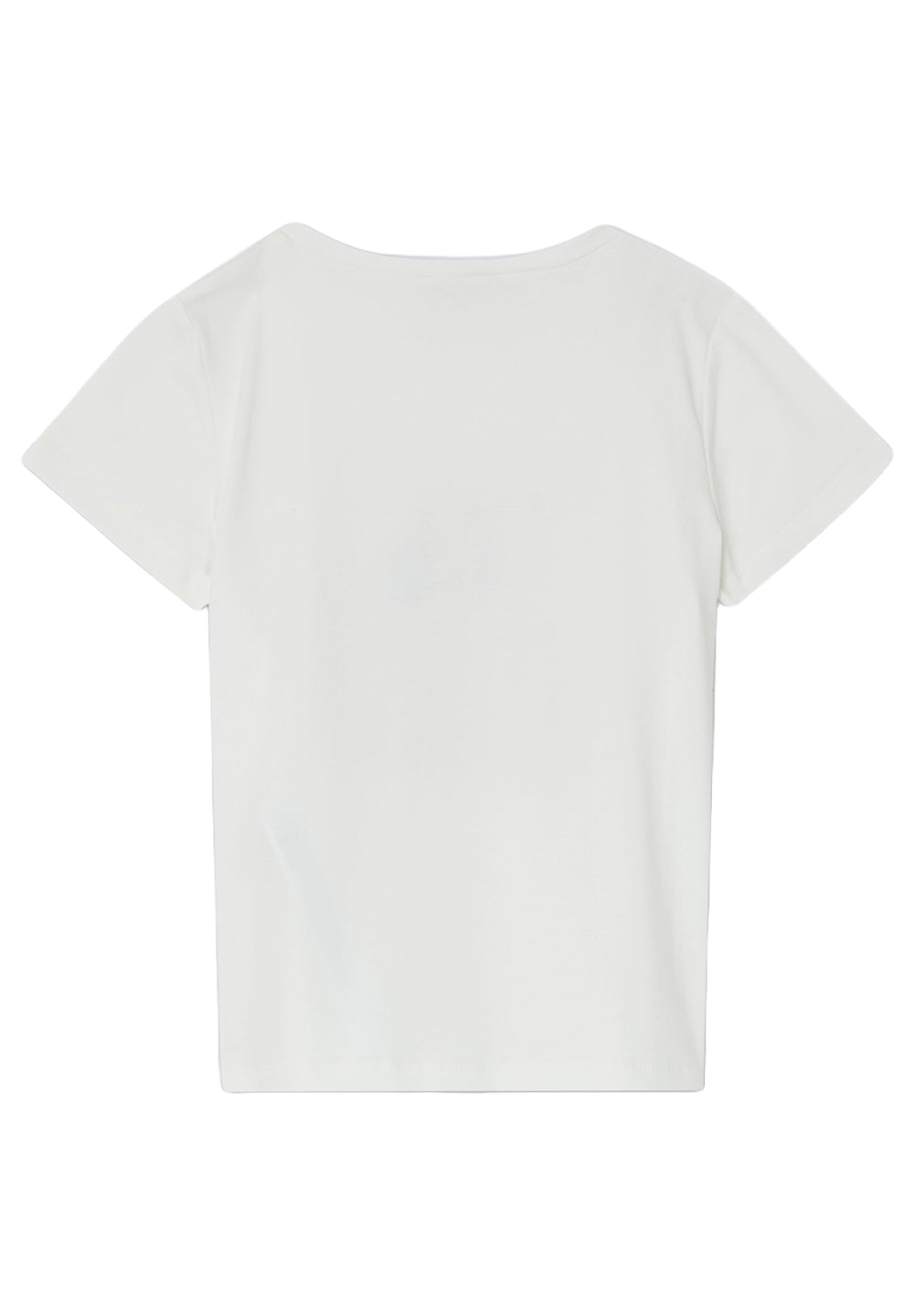 T-shirt bianca per bambina