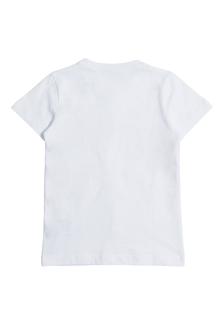 T-shirt bianca per bambina