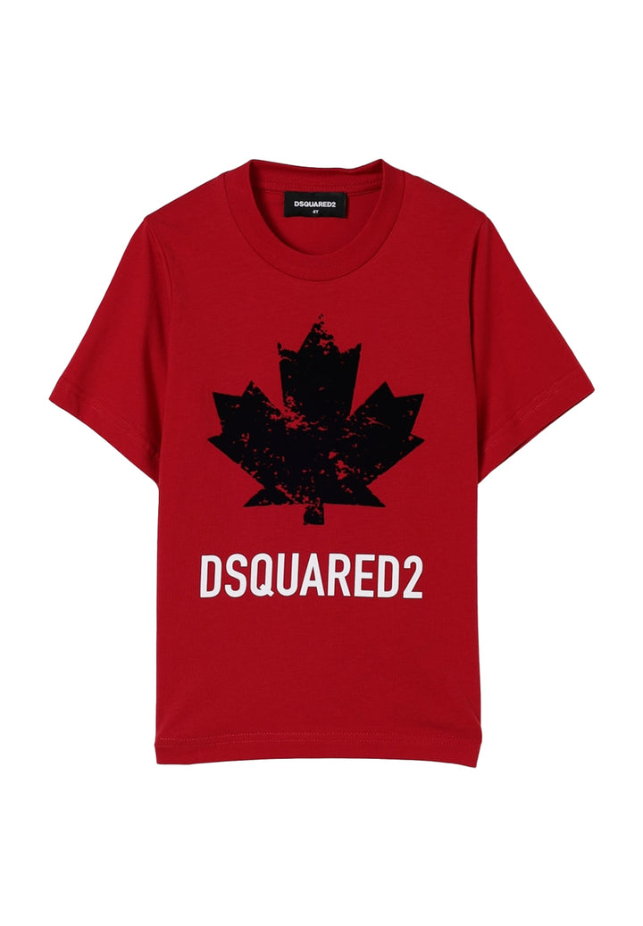 T-shirt rossa per bambino