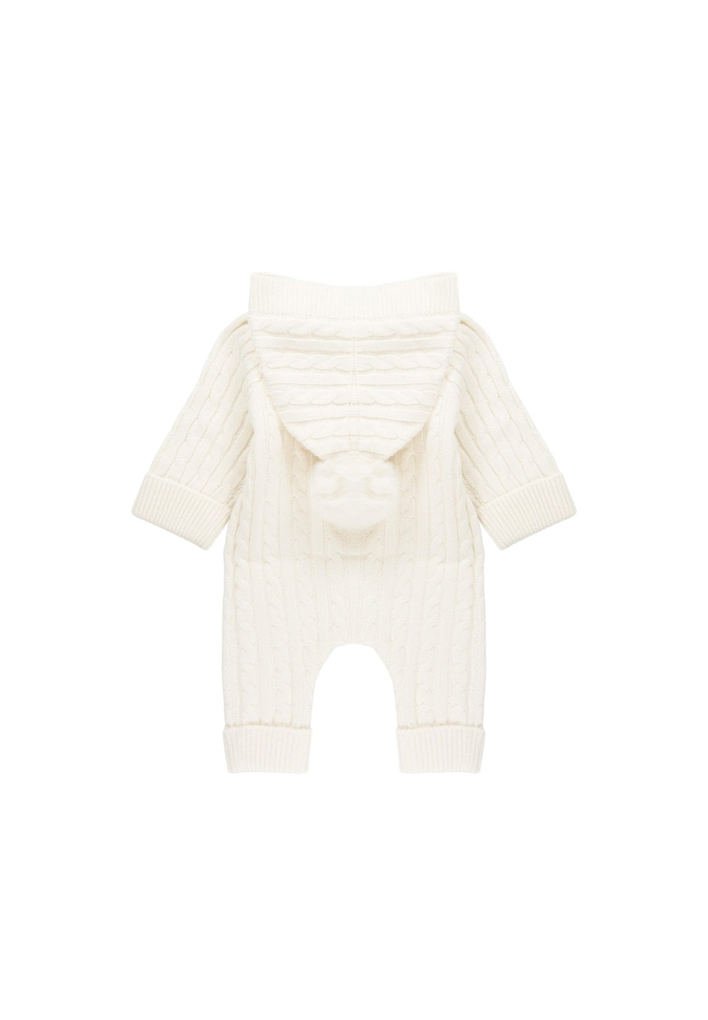 Knitted baby romper