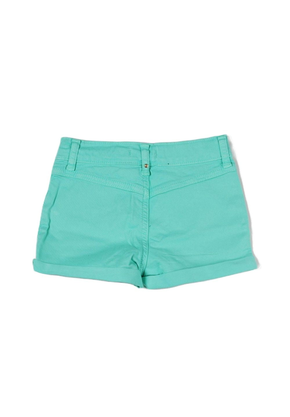 Short verde per bambina