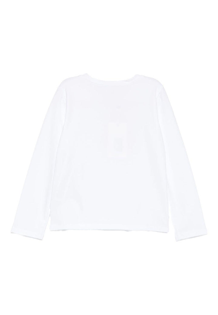 T-shirt bianco per bambina