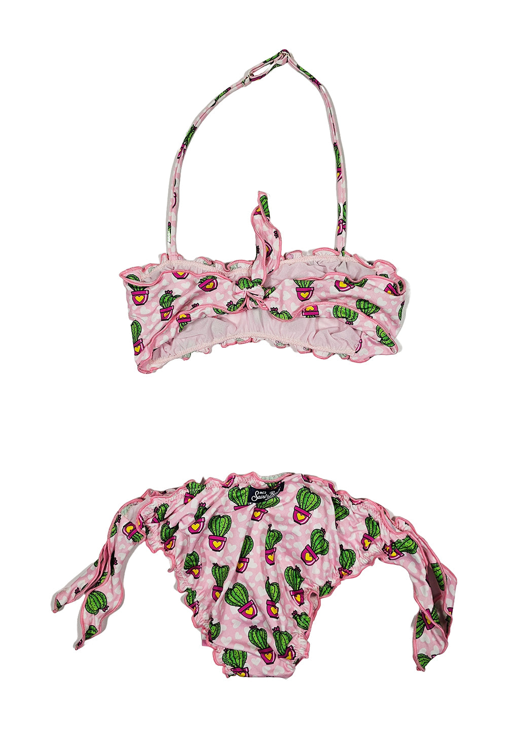 Costume bikini rosa per bambina