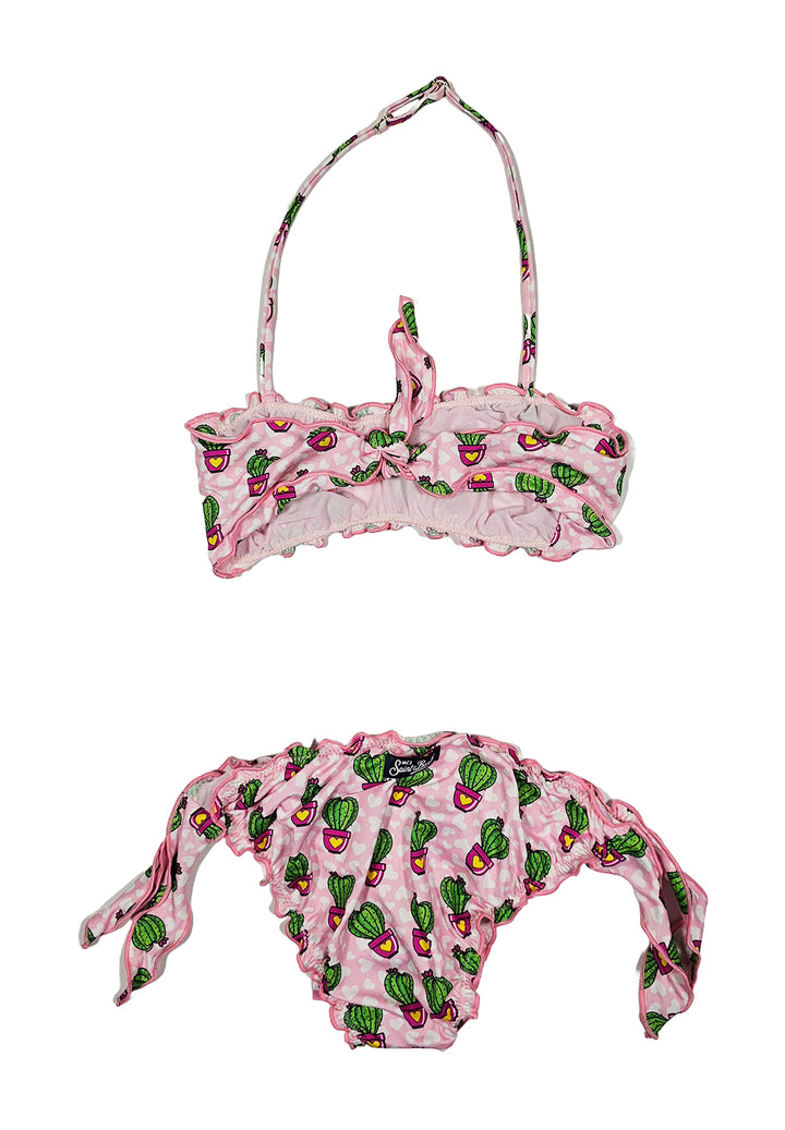 Costume bikini rosa per bambina