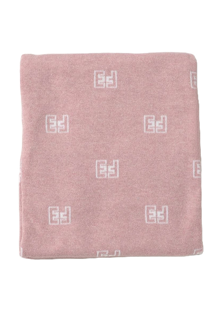 Copertina rosa-bianco per neonata