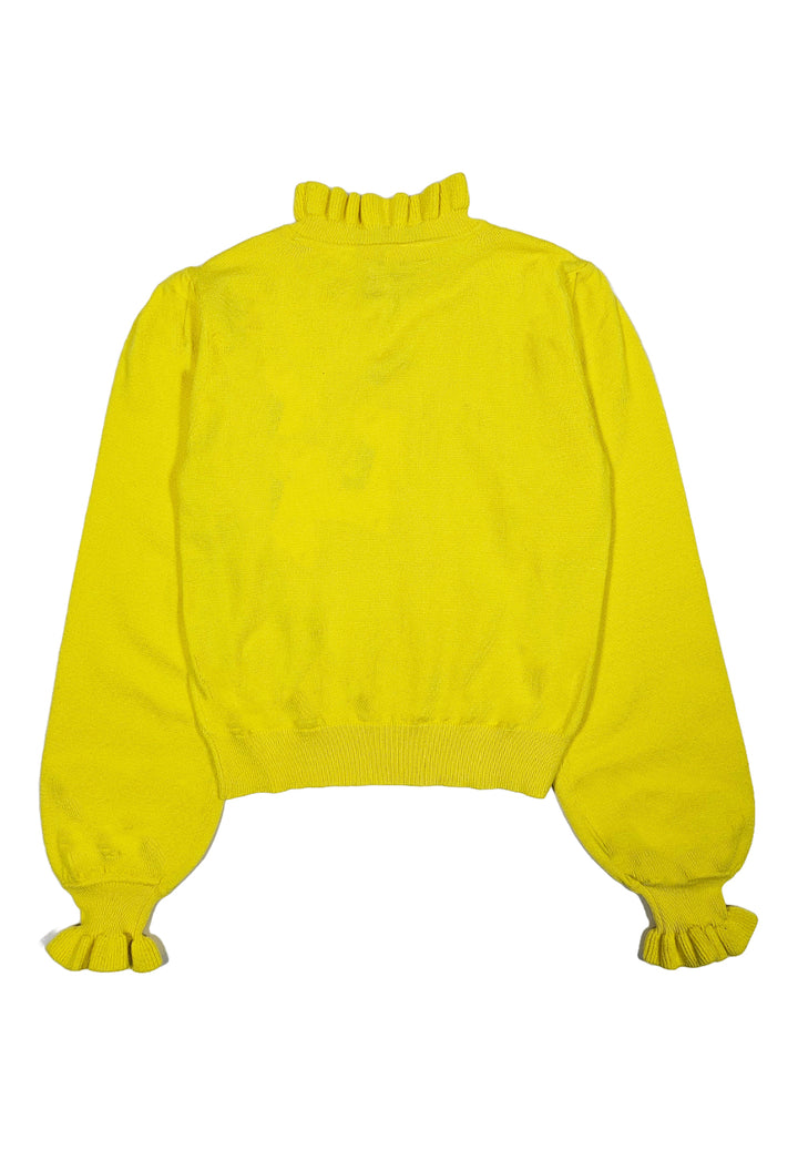 Maglione giallo per bambina