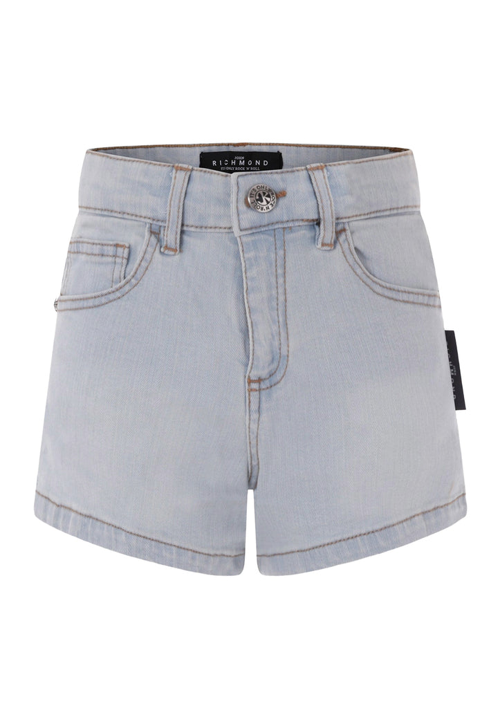 Short en jean bleu clair pour fille