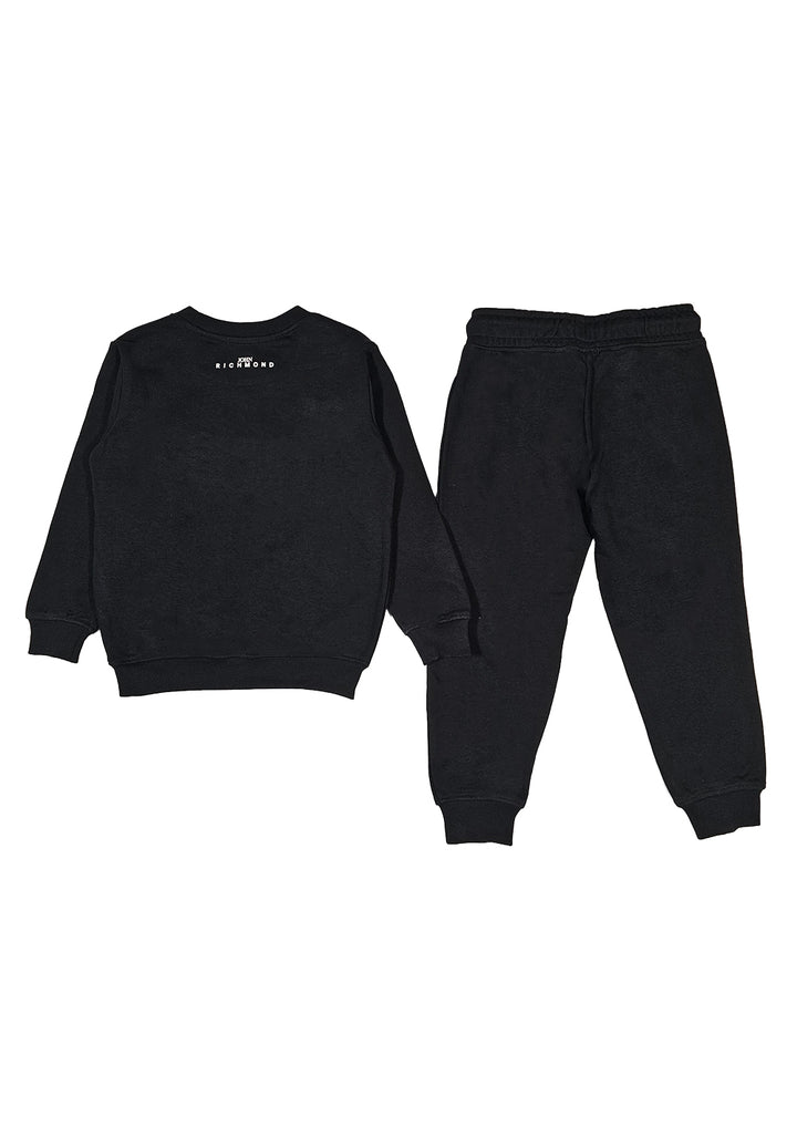 Black sweatshirt set for boy