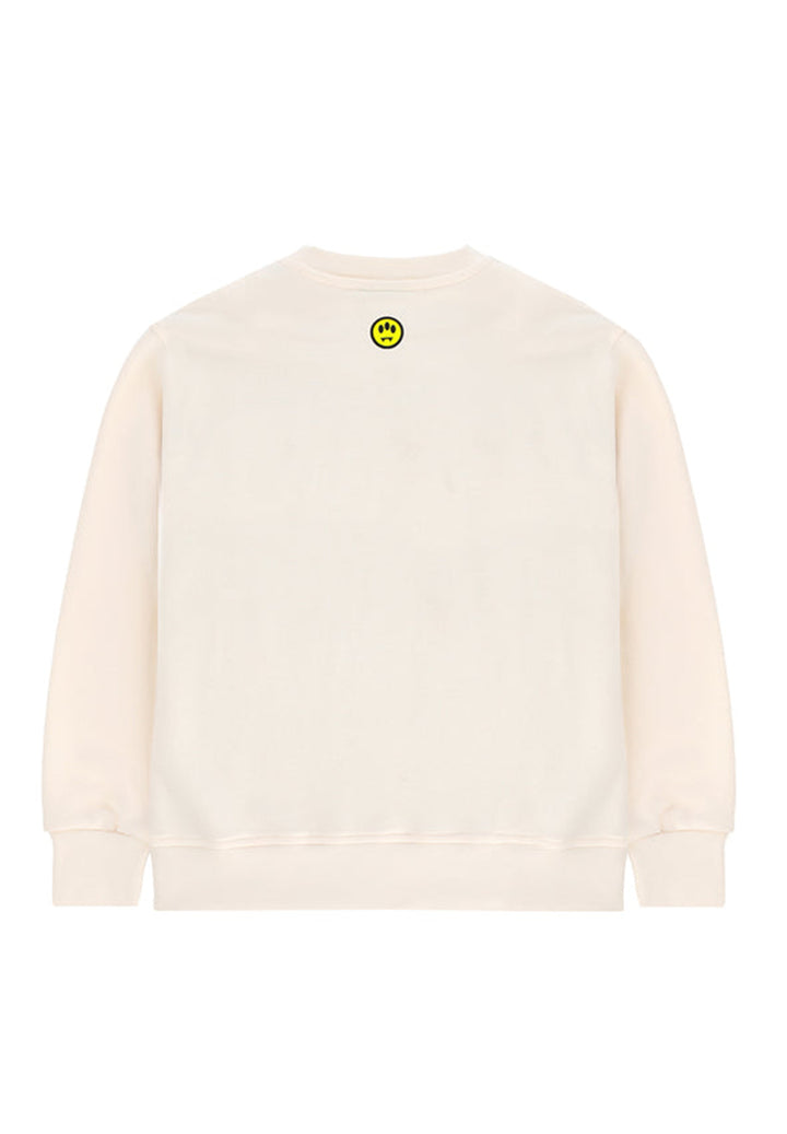 Felpa girocollo crema unisex