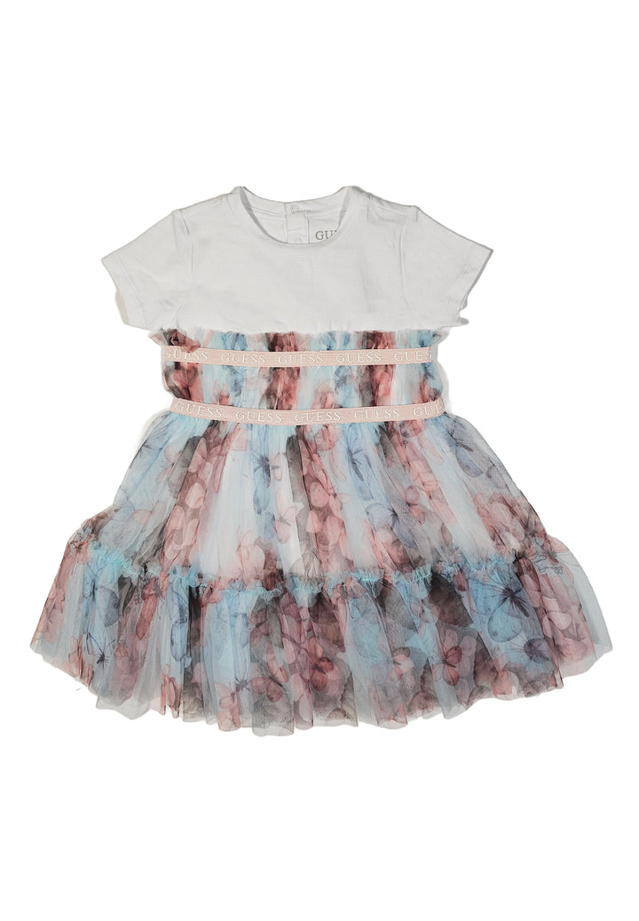 Vestito tulle multicolor per bambina