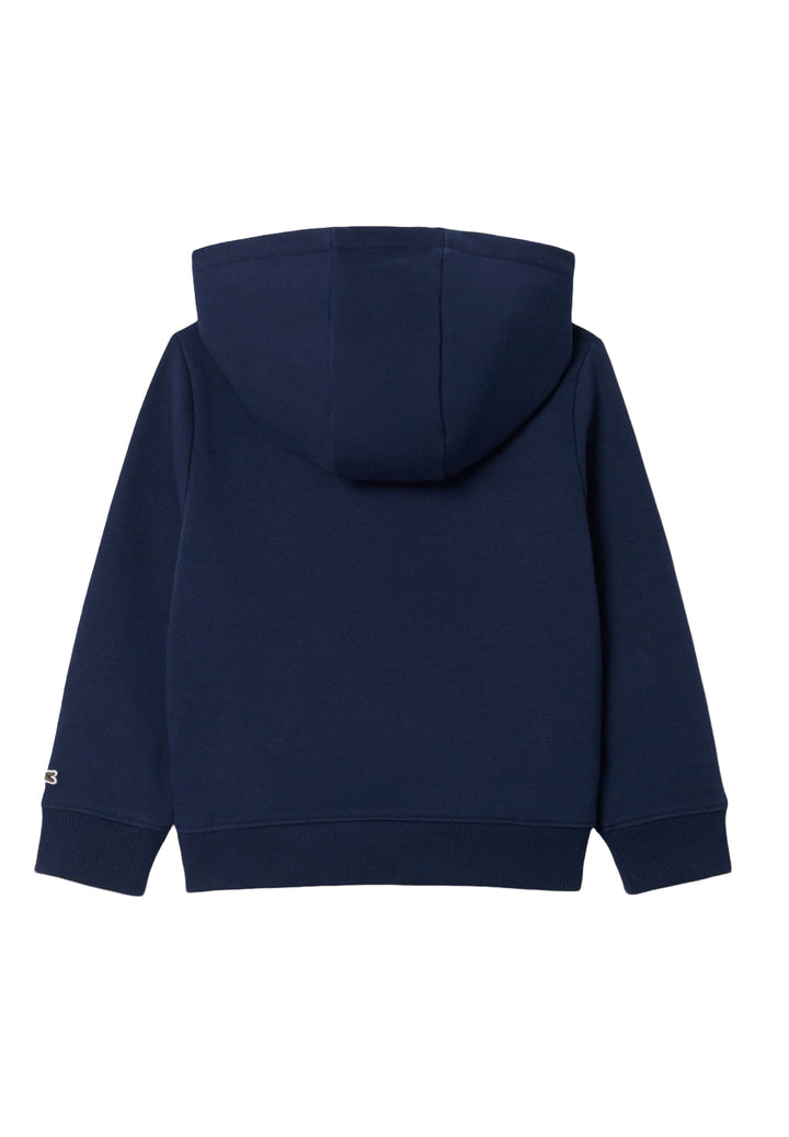 Felpa cappuccio blu per bambino